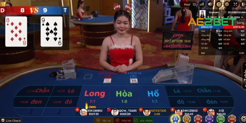 Học cách nhìn kết quả để dự đoán trong Rồng Hổ tại AE3BET.NET